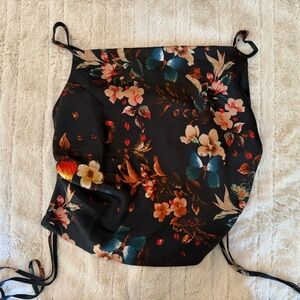 Forever 21 Black Floral Top